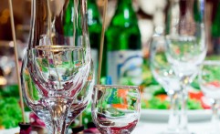 Glasses on Table